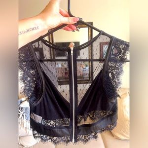 Lace crop top from Rehab